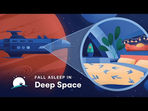 Fall Asleep in a Spaceship in Deep Space | 8 Hours of Relaxing Music | Sound Waves | BetterSleep