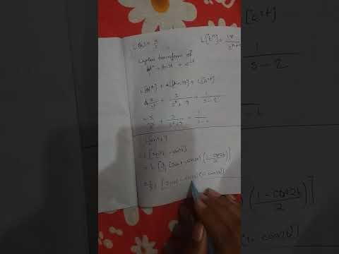 Laplace transform example