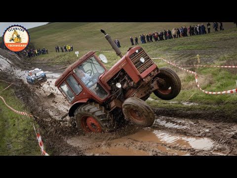 Rescue stuck farm machinery in spectacular fashion, Operate trucks on extreme terrain. #56