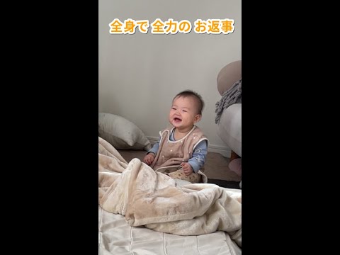 名前呼ばれて 元気にお返事 #shorts  #赤ちゃん  #baby