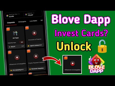 Blove Dapp Card Unlock ! How to unlock blove dapp invest cards ! Blove dapp card unlock kaise kare