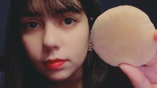 ASMR メイクをしてあげる/ロールプレイ/日本語 /ビジュアルトリガー/Japanese Role play / Doing Your Makeup (personal attention)