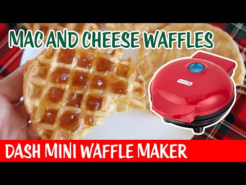 Mac And Cheese Waffles - Dash Mini Waffle Maker - Day 3 Bonne Maman Advent Calendar 2024