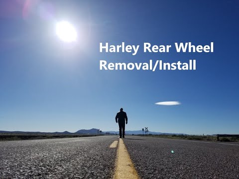 2008 Harley Dyna Fat Bob Rear Wheel Removal and Install