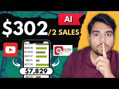 YouTube: Earn $150/Sale Using Ai Affiliate Marketing | 100% Free Click-bank 2024 (Hindi)