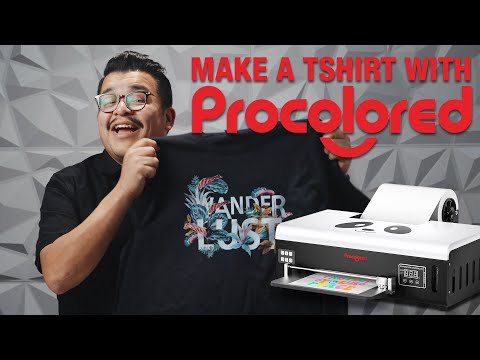 Procolored F8 DTF Printer Creates AMAZING T-Shirts in Minutes!