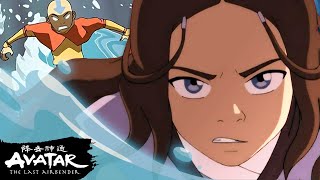 Katara & Aang's Best Waterbending Moments 🌊 | Avatar: The Last Airbender