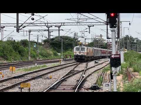 AMAZING SPEED SHOW BY MYSORE KOCHUVELI EXPRESS AT BAYAPPANHALLI