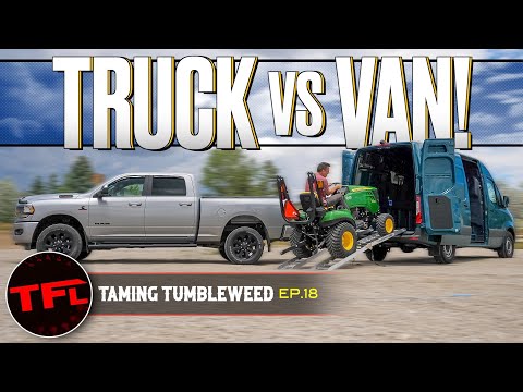 SHOCKER! A Van Makes A Great Ranch Truck... Let Me Show You  | Taming Tumbleweed Ep.18