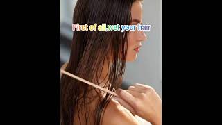 Permanent Hair Straightening without heat at home in one ingredients