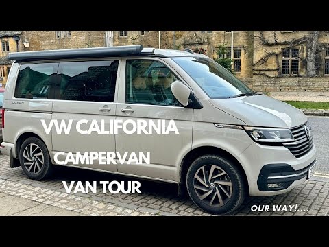 VW California Ocean van Tour: How we packed our Campervan interior at our last campsite vanlife trip