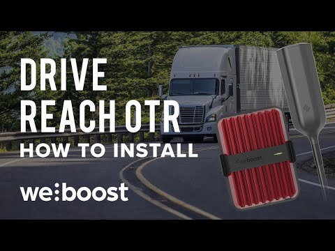 How to Install Your Drive Reach OTR Cell Signal Booster | weBoost