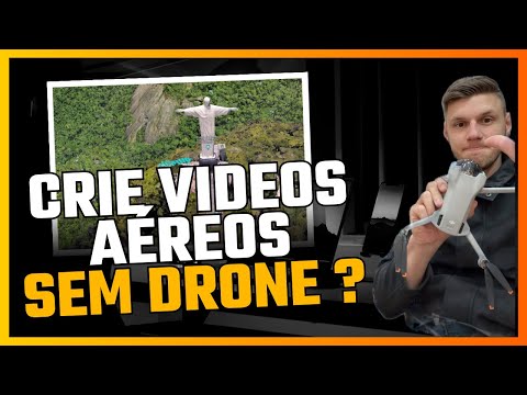 APRENDA CRIAR VIDEOS AÈREOS SEM DRONE, DE CASA E GRATUITO - 2024 ✅