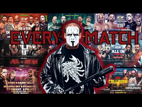 EVERY Sting Match in AEW