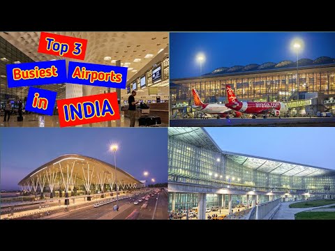 भारत के तीन सबसे व्यस्ततम एयरपोर्ट| Three Busiest Airports in India 2022|| Knowledge Guroo #shorts