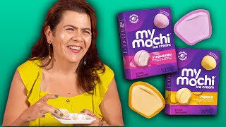 Mexican Moms Try Mochi Ice Cream!