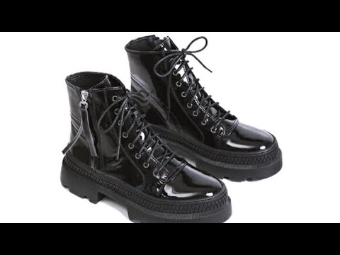 Boots hitam kpop Shopee. Link nya di deskripsi