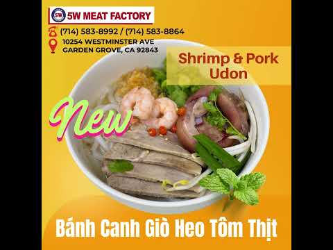 Introducing our new item: Vietnamese Shrimp & Pork Udon - Bánh Canh Giò Heo Tôm Thịt