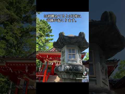 ⛩️39秒眺めてると3日後に奇跡何起こります。