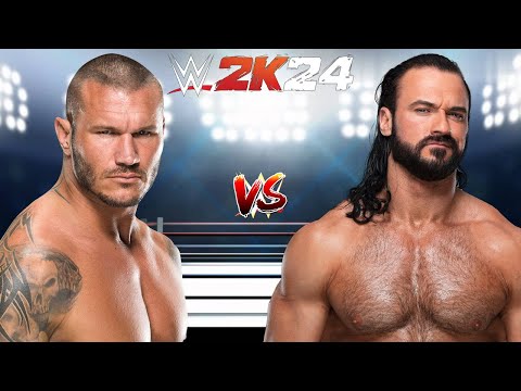 WWE 2K24 RANDY ORTON VS. DREW MCINTYRE STEEL CAGE MATCH!