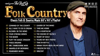 Folk & Country Songs Collection 💟 Classic Folk Songs 60's 70's 80's Playlist