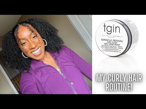 The Best Curly Hair Product ! Easy Curly Hair Routine 🌀💙