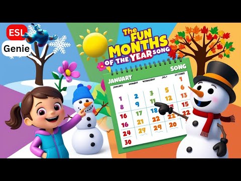 Sing and Learn: The Months of the Year #singalong #eslsong #kidssong #months #eslvocabulary