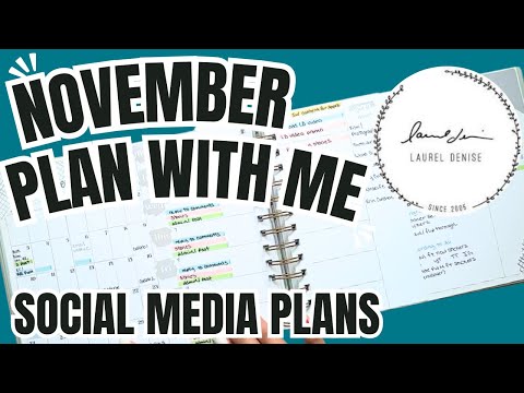 Laurel Denise Planner Set-Up | November 2024