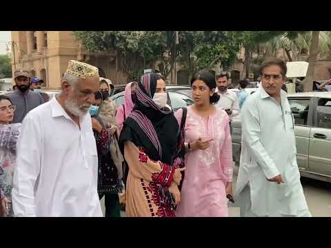 Breaking Dr Mahrang Baloch reached court, filed application.