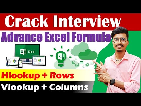 Interview level Vlookup and Hlookup || Vlookup with columns| Hlookup with rows #vlookup #hlookup