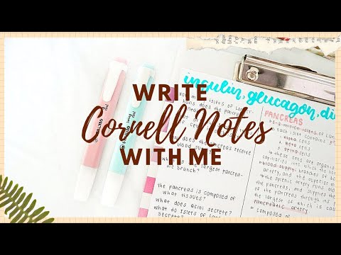 write notes with me 📝 / cornell notes / harry potter lofi (philippines) || siennanotes