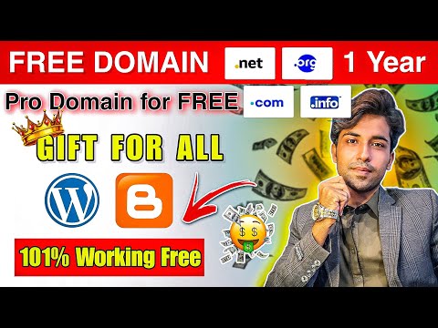 Free Domain .com .xyz .pro .wiki .uk Domains 😱🔥 | How To Get Free Domain Name For Your Website Part2