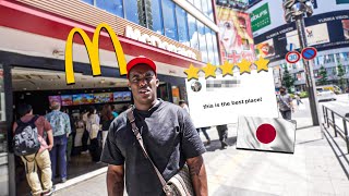 Eating At BEST RATED McDonald's In Tokyo Japan !