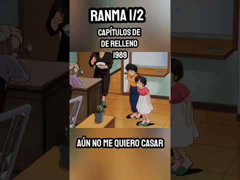 Necesitas una ESPOSA con buenas CADERAS - Ranma 1/2 Escenas MEMORABLES de RELLENO (1989)