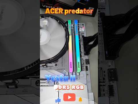 Acer PREDATOR Vesta II DDR5 RGB ram kit silver. New favourite ram