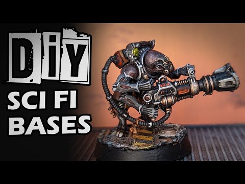 Scratch Built Industrial Sci-Fi Bases