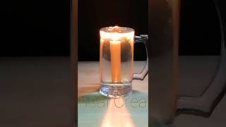 #shorts Simple Science Experiment with candle and water #ytshorts  #trendingvideo #kansalcreation