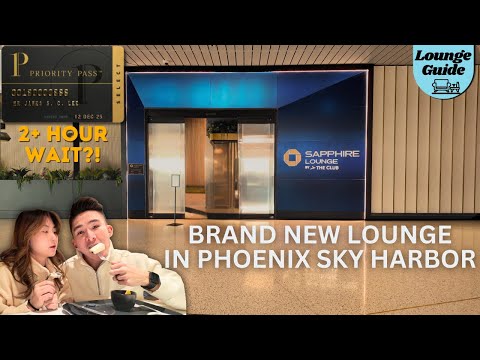 Newly opened Chase Sapphire Lounge at Phoenix Sky Harbor Airport (PHX) | Priority Pass Access