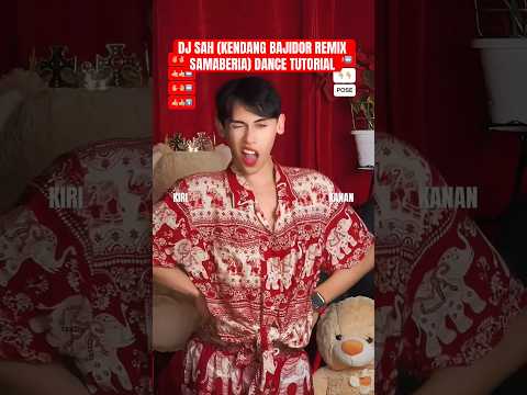 DJ SAH (KENDANG BAJIDOR REMIX SAMABERIA) DANCE TUTORIAL #shorts #shortdance