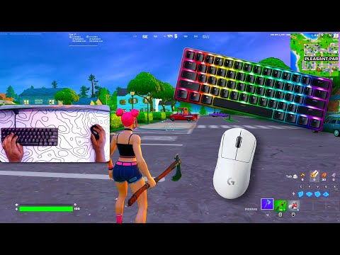 Razer Huntsman Mini OG Fortnite Map🤩Keyboard Sounds 240 FPS Smooth 4K⭐