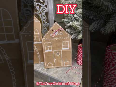 ❤️The most UNIQUE Gingerbread House  #diy  #christmasdecorations