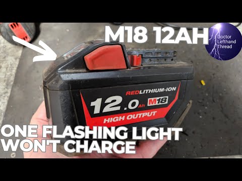 M18 12ah Battery Repair Tutorial Cells rebalanced