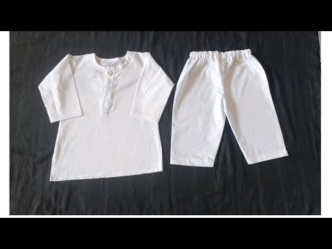 Baby boy Kurta Pajama cutting and stitching/ 1 year baby boy Kurta Pajama cutting and stitching