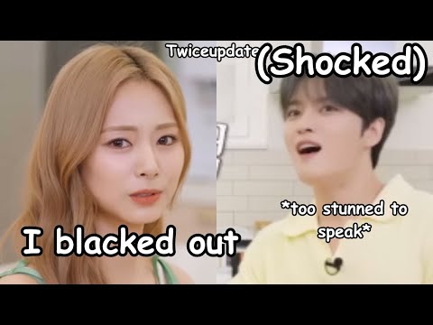 twice tzuyu reveals why she blacked out, Jaejoong think it’s  a breaking news