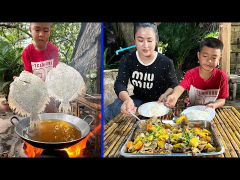 Yummy Ocean fish cooking with country style - Chef Seyhak