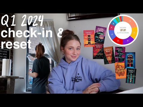 Q1 2024 RESET 🌟 goals check-in, financial review, reading recap, apartment clean