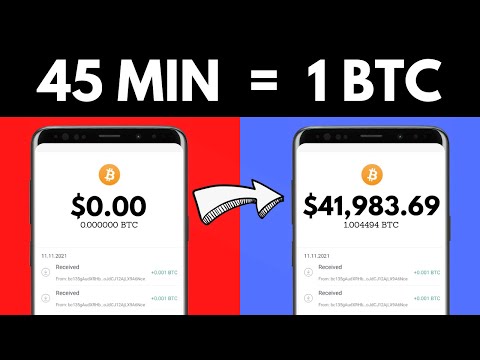 Mine 1 Bitcoin in 45 minutes - Free Bitcoin Mining Website 2021 with Payment Proof