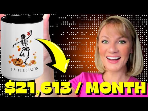 I TRIED earning $21,613 selling AI MUGS