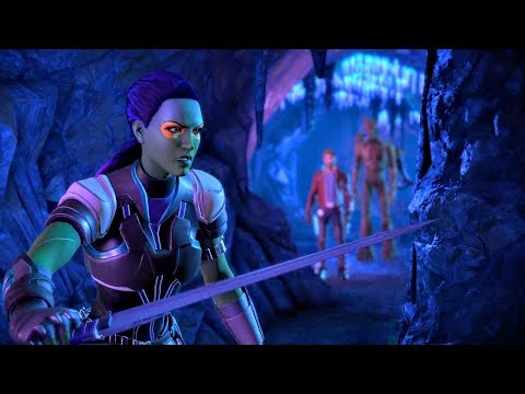 Peter Quills Choses Gamora Over Rocket in Catacombs (Guardians of the Galaxy | Telltale Games)