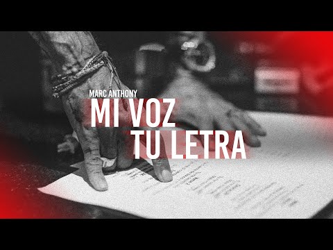 Marc Anthony - Mi Voz Tu Letra | Si Fuera Fácil (Ángel Arce, Pachy López)